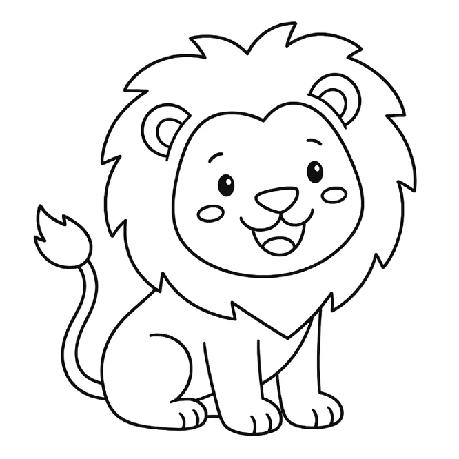 Desenhos de leao para imprimir e colorir - educação infantil (página 1)